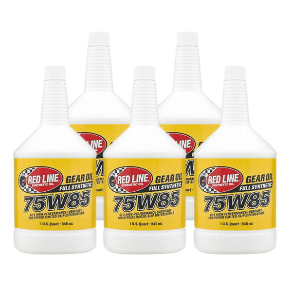 Red Line 50604 MT-LV 70W/75W Synthetic Gear Oil - 3 Quarts