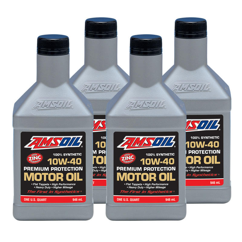 Amsoil 10W40 Premium Protection Fully Synthetic Engine Oil - Car ...