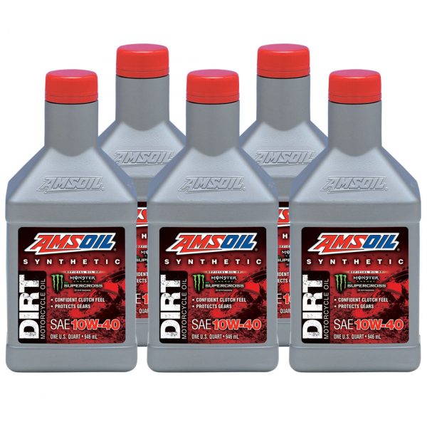 Amsoil 10W-40 Synthetic Dirt Bike Oil -  Dirt Bike Oil