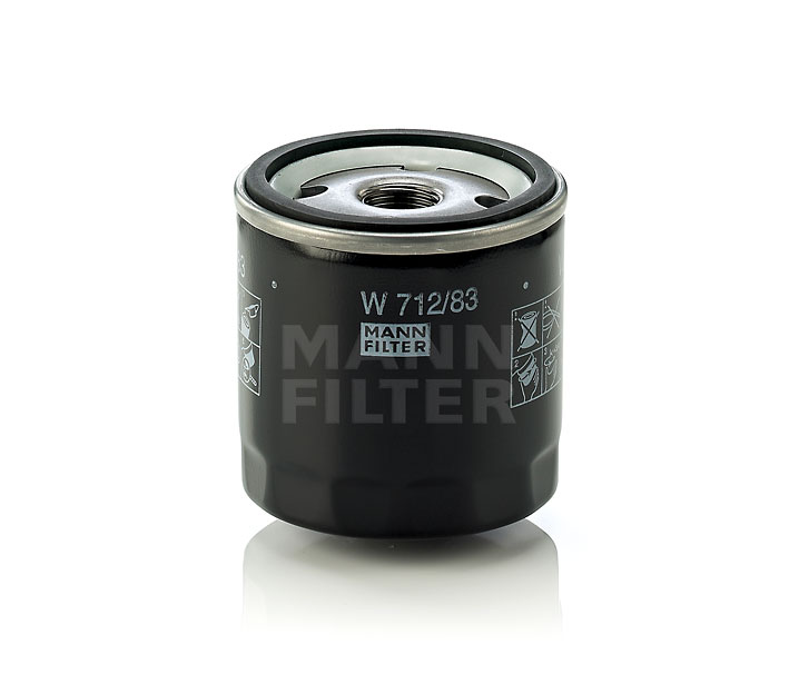 Mann Oil Filter - W712/83 - Car Service Packs