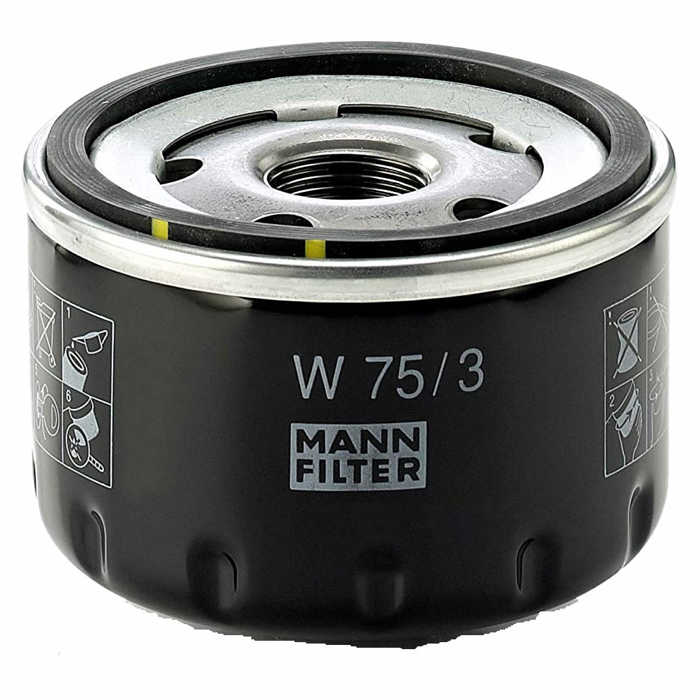 Mann Oil Filter - W75/3 - Car Service Packs