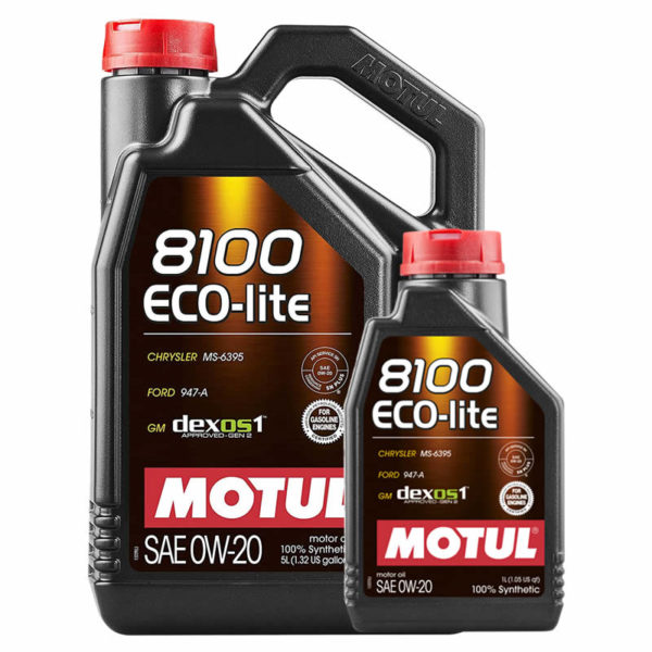 Motul 8100 Eco-lite 0W20 Fully Synthetic Engine Oil