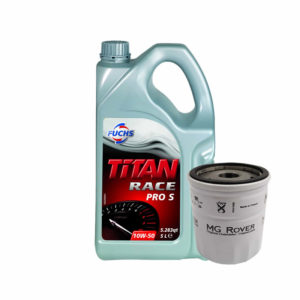 MG TF Fuchs Titan Race PRo S 10W50 Service Kit