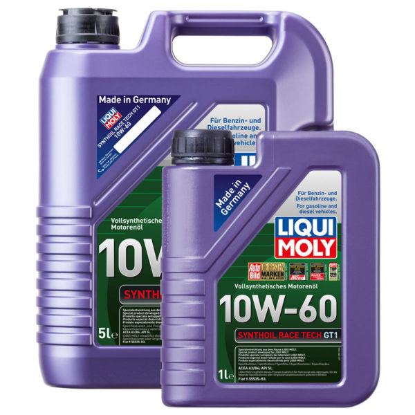 Liqui Moly 10W60 Fully Synthetic Engine Oil - 6 Litre Kit