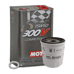Motul 300V Competition 15W50 Service Kit for Rover K Series Cars