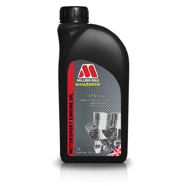 Millers Oils CFS 5W40 Nanodrive Ester Synthetic Engine Oil