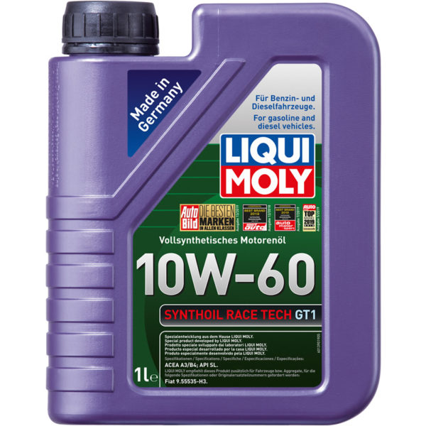 Liqui Moly Race Tech GT1 10W60 Fully Synthetic Oil