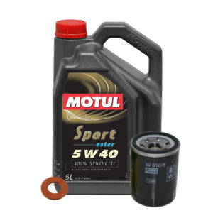 Motul Sport 5W40 Service Kit for 1ZZ / 2ZZ / 1ZR Toyota Engine