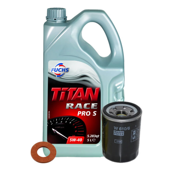 Titan Race Pro S 5W40 Service Kit for 1ZZ / 2ZZ / 1ZR Toyota Engines
