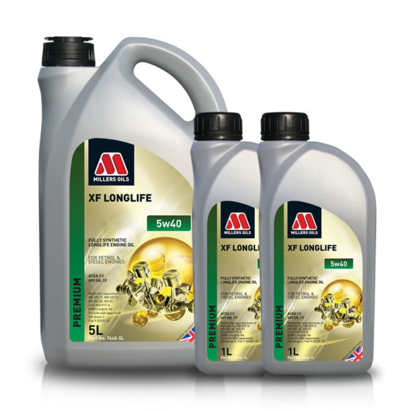 Millers Oils XF Premium C3 5W40 Engine Oil - 7 Litres