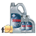 Fuchs Titan GT1 5W40 XLT Service Kit for Toyota 2GR-FE V6 engines