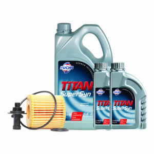 Titan SuperSyn 5W40 Service Kit for 2GR-FE Toyota Engines