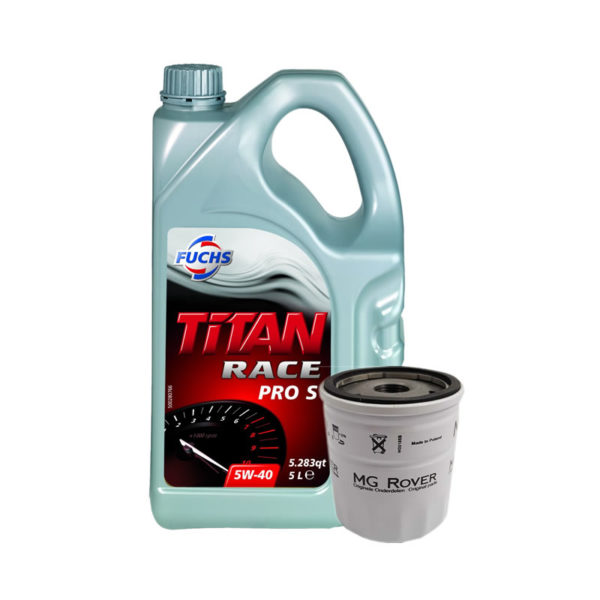 Titan Race Pro S 5W40 Service Kit for the Rover K Series Engine