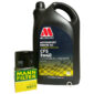 Millers Oils CFS 5W-40 Service Kit W67/1- 5 Litres - W67/1 (equivalent to Honda Stubby)