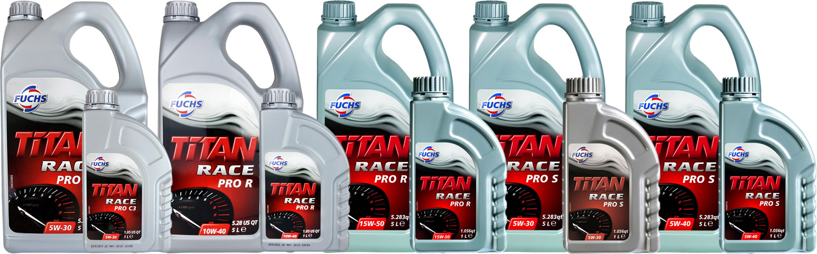 Fuchs Titan Race Pro range of engine oils
