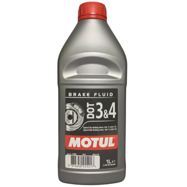 Motul Dot 3&4 Brake Fluid - 1 Litre