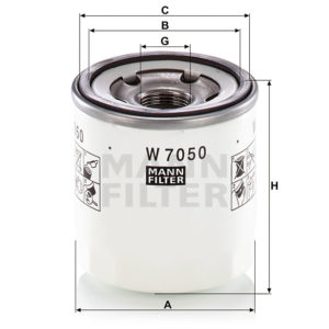 Mann W 7050 Oil Filter