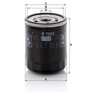 Mann W 7063 Oil Filter