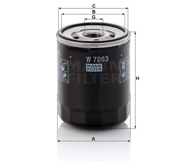 Mann W 7063 Oil Filter