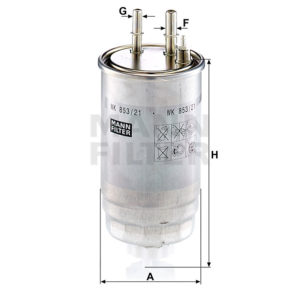 Mann Fuel Filter WK853/21