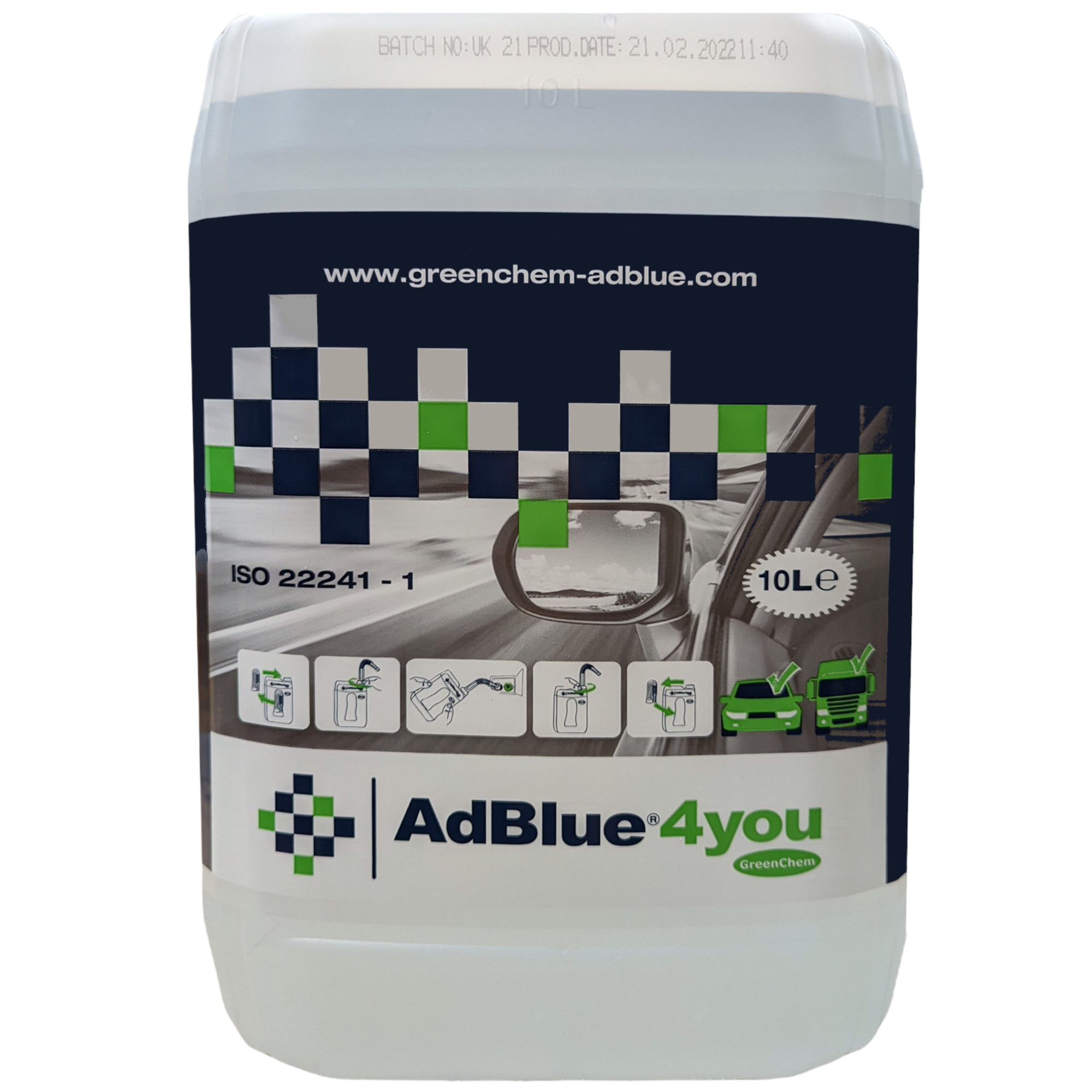 Green Chem AdBlue Diesel Exhaust Fluid SCR 10L - Car Service Packs