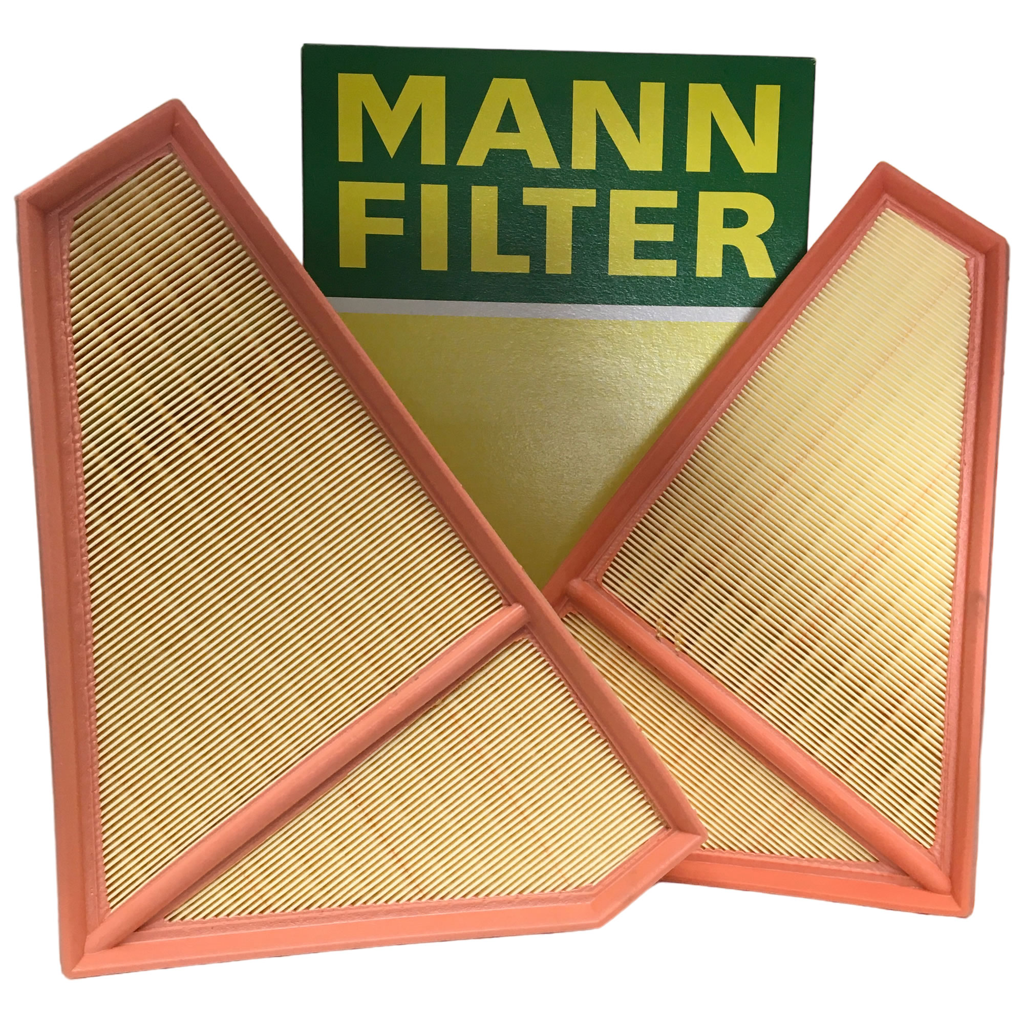 Two air filters for the Jaguar F-Type. C36008 and C36009