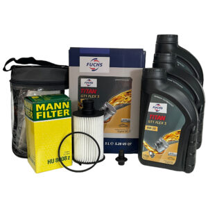 Service Kit for the Jaguar F-Type 3,0 Litre V6 with Fuchs Titan GT1 Flex 5 0W-20 JLR approved oil