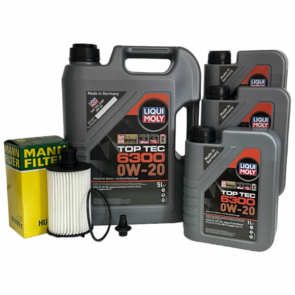 Liqui Moly Top Tec 6300 Service Kit for the Jaguar F-Type 3.0 Litre V6