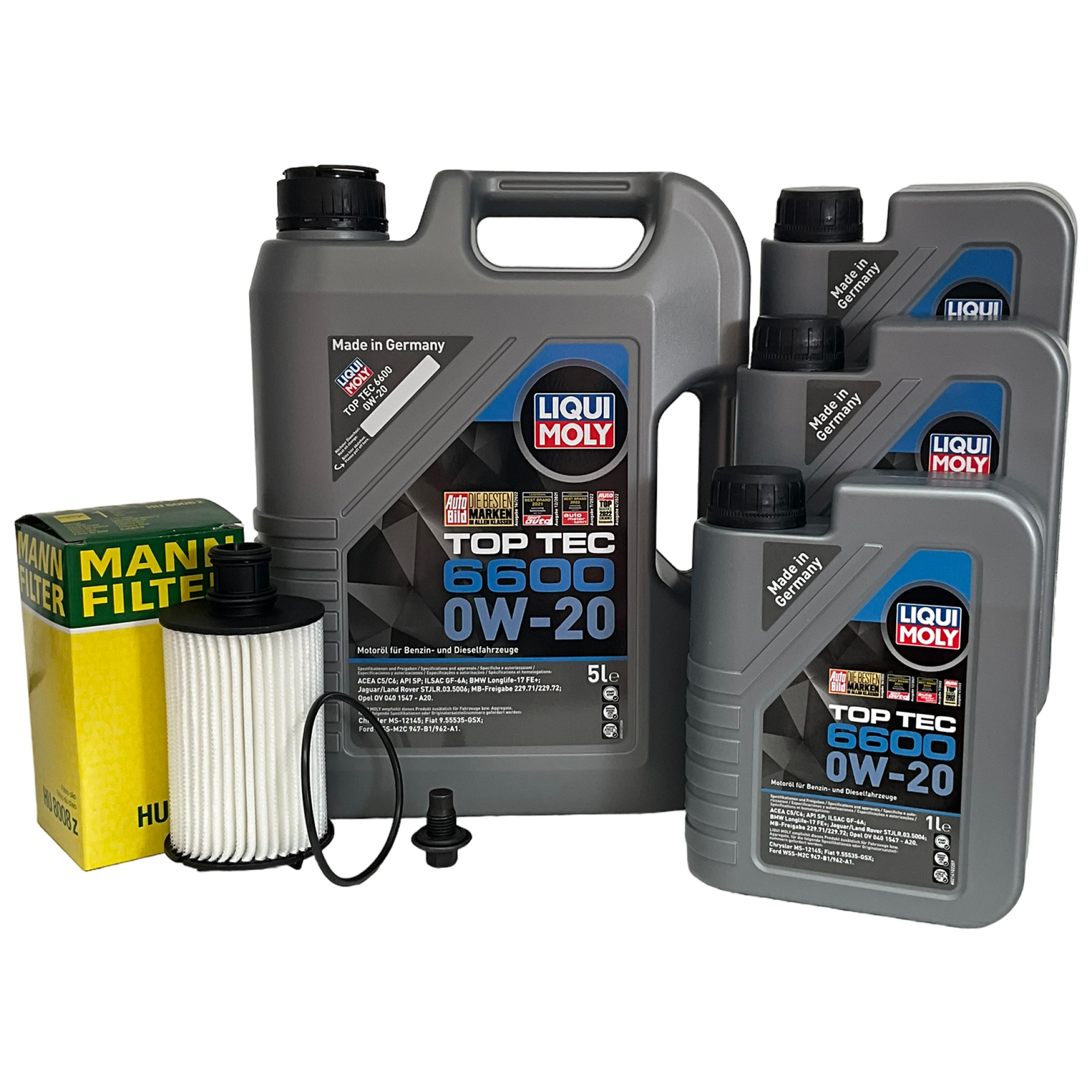 LIQUI MOLY Top Tec 4600 5W-30 Motor Oil- 20 Liter - Full Synthetic