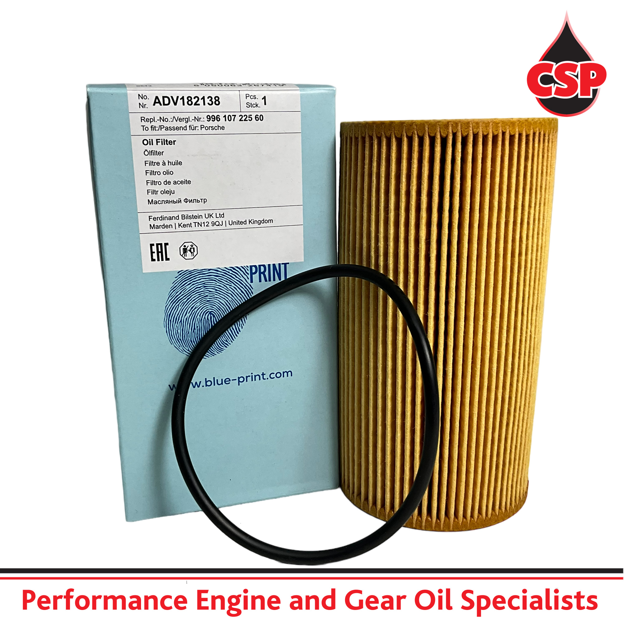 Blue Print Oil Filter ADV182138 - Porsche 911 / Boxster / Cayman