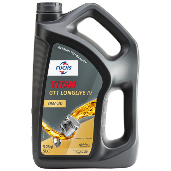 FUCHS TITAN GT1 LONGLIFE IV SAE 0W-20 VW 508 00/509 00 Approved