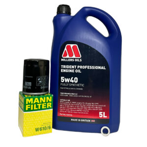 Millers Oils Trident Professional 5W40 service kit