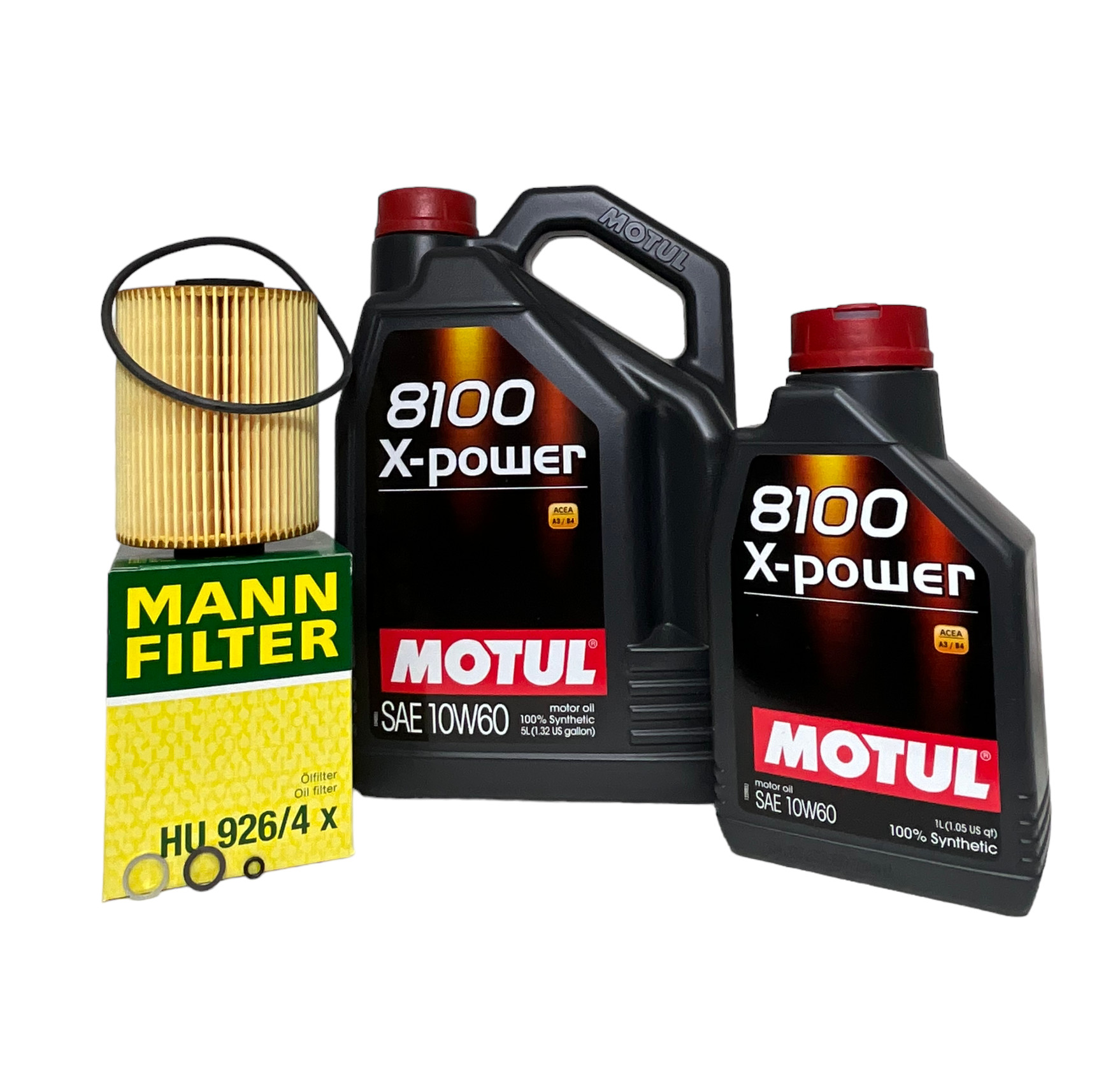 BMW E46 M3 Service Kit - 6 Litres Motul 8100 X-power 10W60