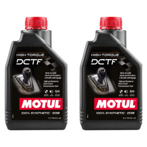 Motul High Torque DCTF Transmission Fluid.