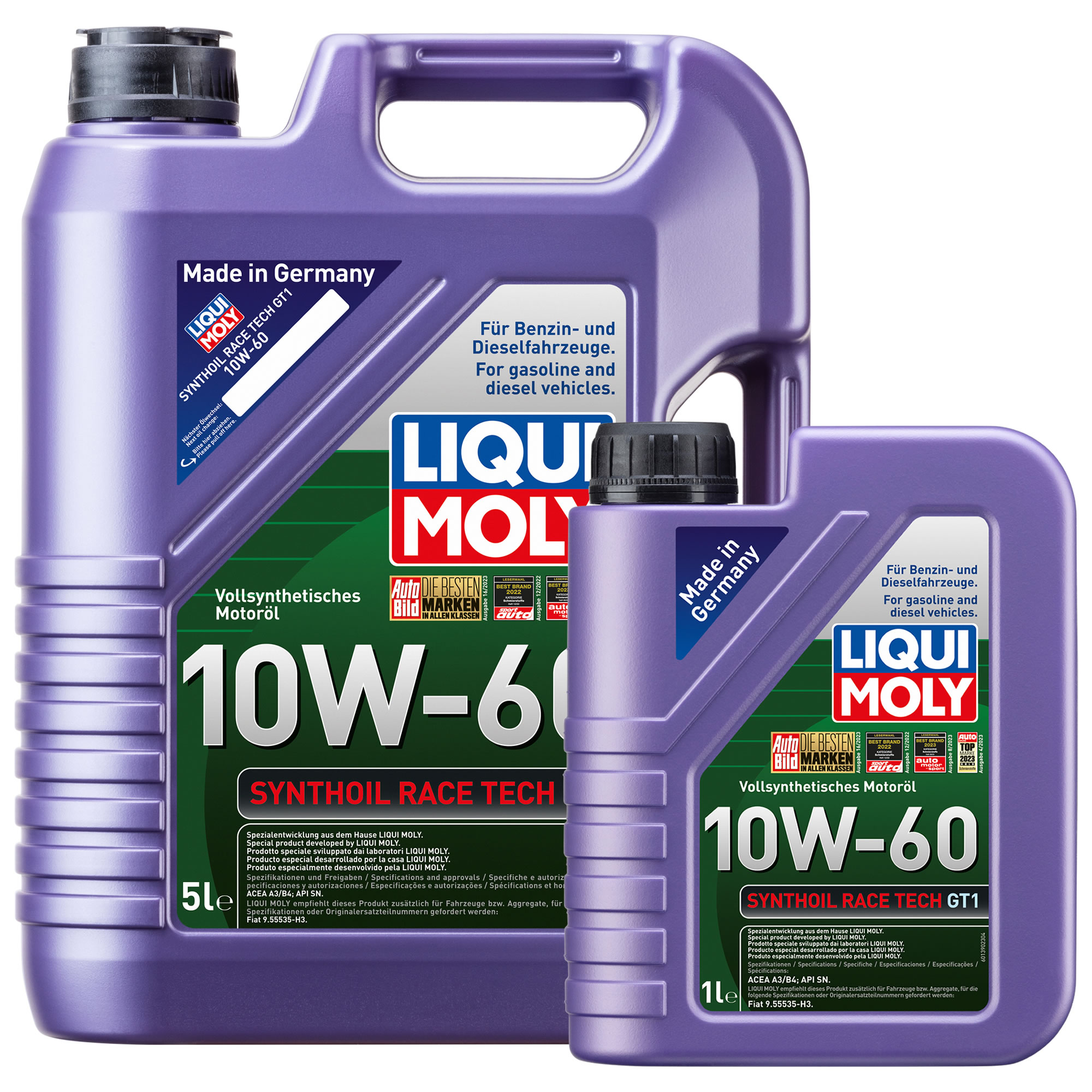 Liqui Moly 10W60 Synthoil Race Tech GT1 Engine Oil