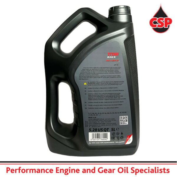 Fuchs Titan Race Pro R 20W-50 Ester Synthetic Engine Oil