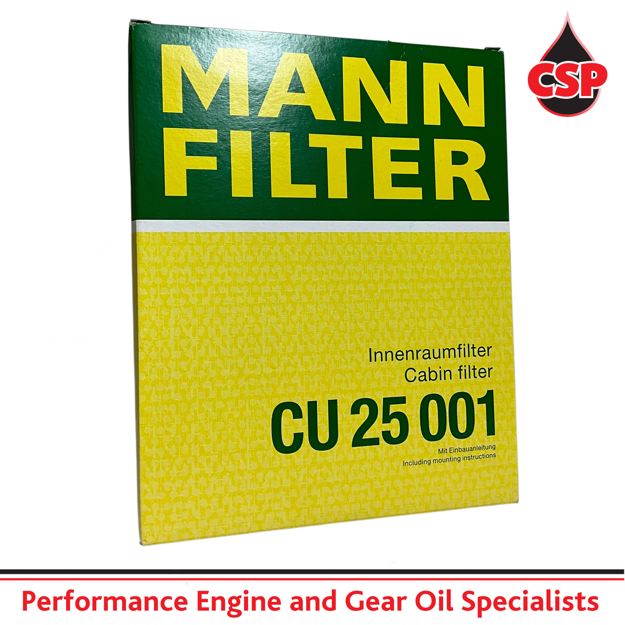 Mann Filter Cabin Filter CU 25001 – BMW 1 Series, 2 Series, 3 Series, 4 Series