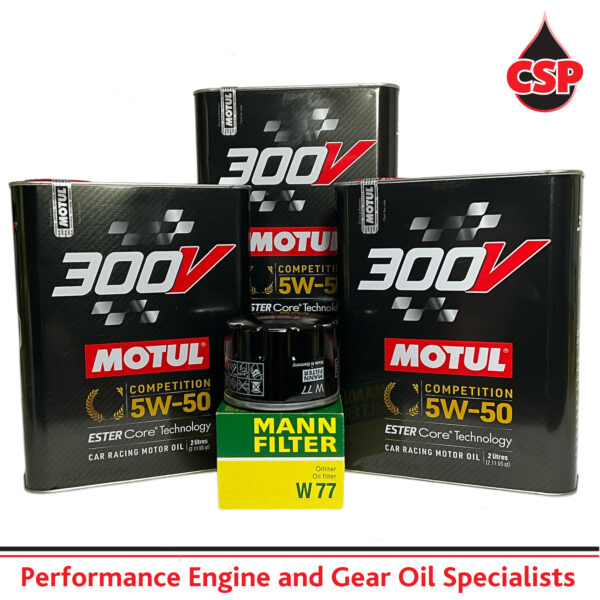 Motul 300V Competition 5W50 Service Kit for Caterham Duratec Cars