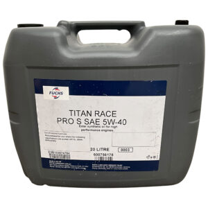Fuchs Titan Race Pro S 5W40 in 20 Litre Plastic Bottle